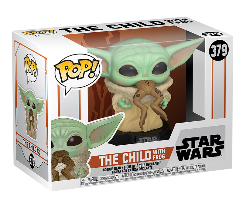Pop Star Wars Baby Yoda con rana - Clicca l'immagine per chiudere